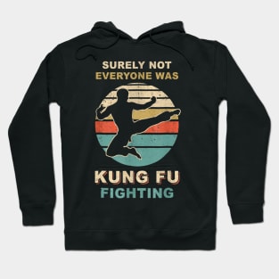 Vintage Surely Not Everyone Was Kung Fu Fighting Hoodie